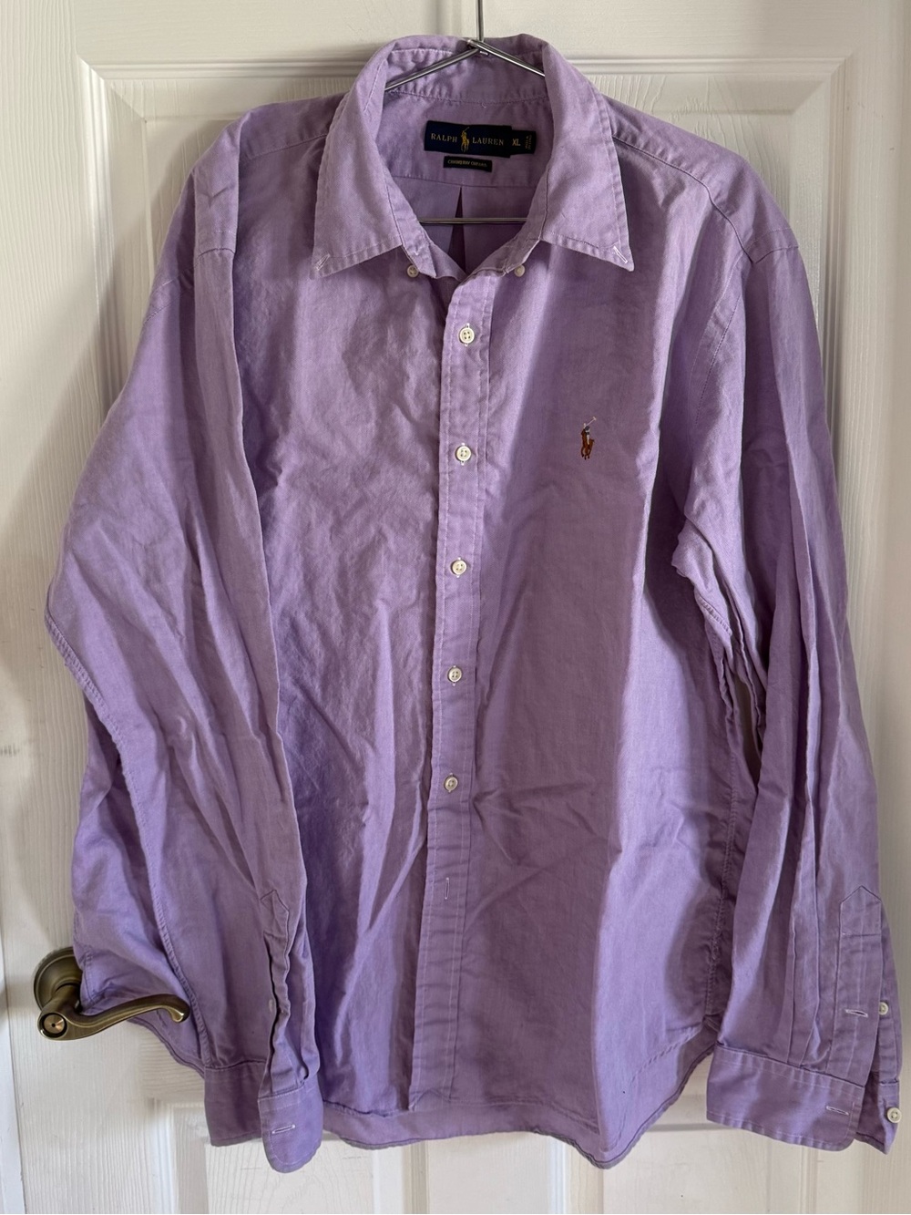 ralph lauren chambray oxford button down